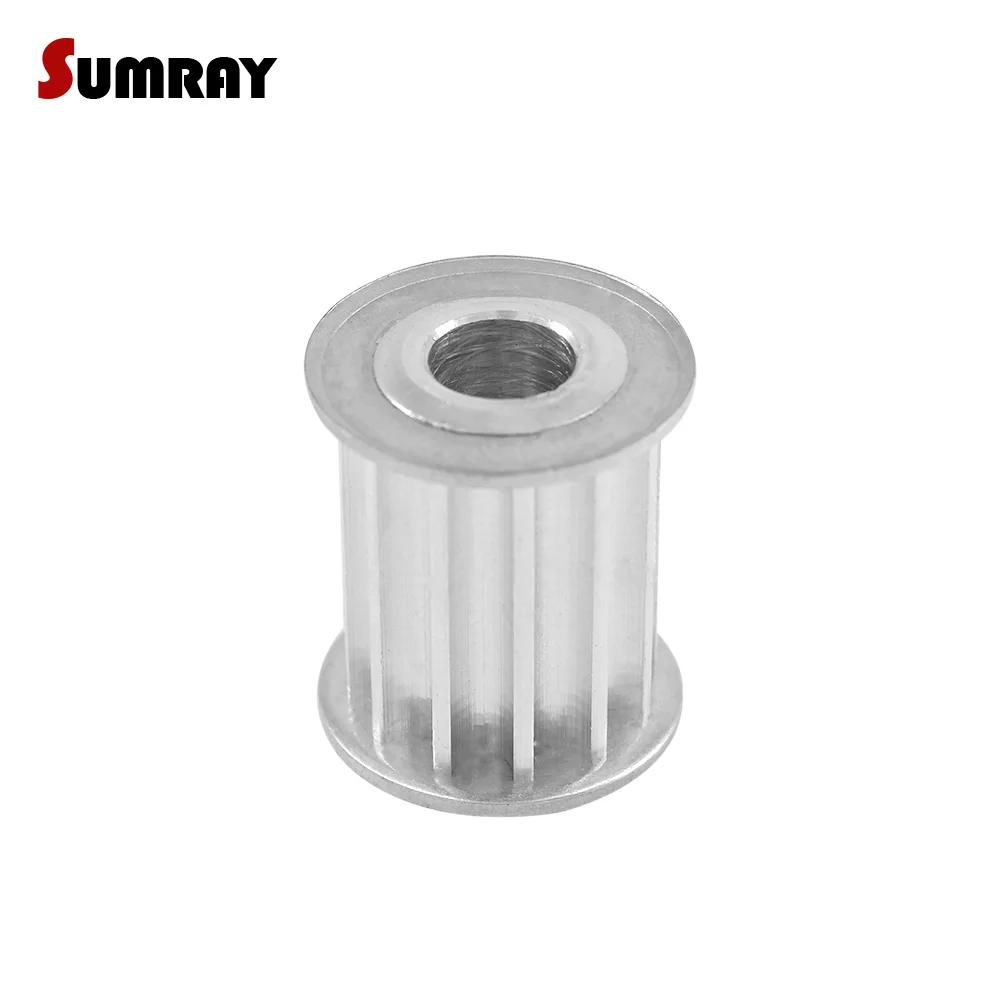 

2pcs Tooth Belt Pulley 5M 12T 5/6/6.35/8/10mm Inner Bore 16/21mm Width Synchronous Pulley Wheel for HTD5M Transmission Belt