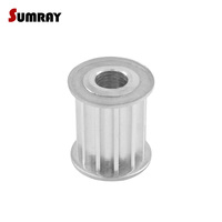 2pcs Tooth Belt Pulley 5M 12T 5/6/6.35/8/10mm Inner Bore 16/21mm Width Synchronous Pulley Wheel for HTD5M Transmission Belt