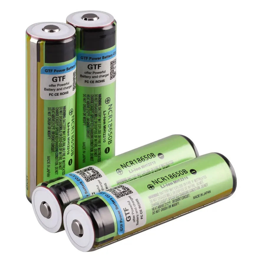 Batteria al litio ricaricabile NCR18650B 3.7V 3400mah 18650 con sostituzione PCB per Batteria Panasonic per celle di giocattoli torcia