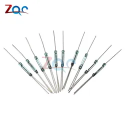 10 pcs Reed Switch 3 pin Magnetic Switch Normally Open and Normally Closed Conversion 2.5X14MM 3pin