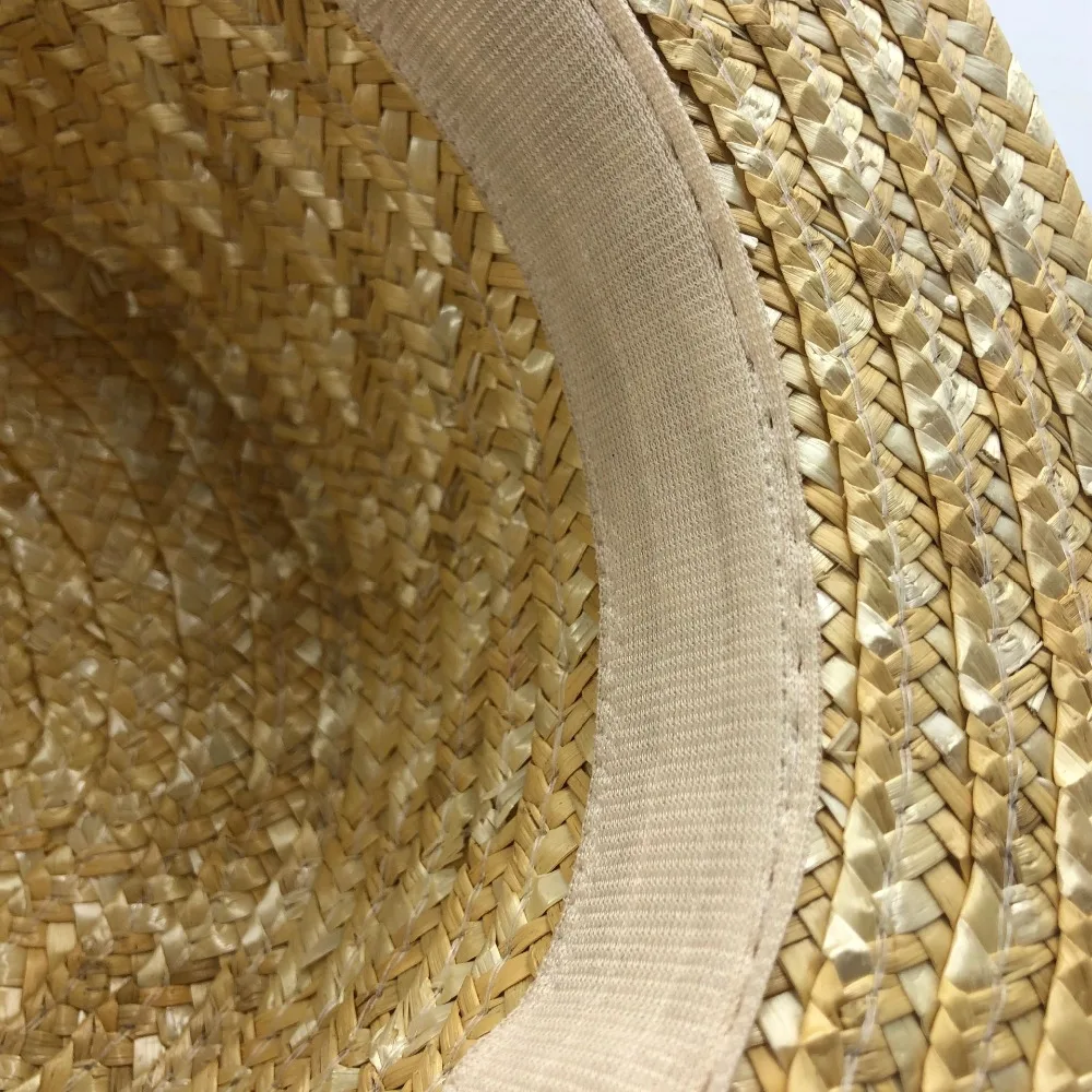 Fashion Parent-child sun hat Cute children sun hats bow hand made women straw cap beach big brim hat casual girls summer cap