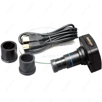 Infinity Polarizing Microscope--AmScope Supplies 40X-600X Infinity Polarizing Microscope + 5MP Camera