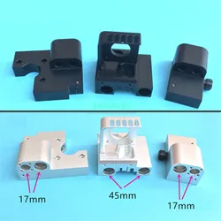 Upgrade Prusa i3 MK2/MK3 3D Printer Aluminum X motor/X idler kit + Metal X axis carriage extruder kit belt tensioner