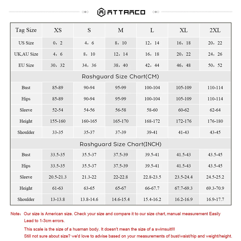 Attracko kobiety rashguardy stroje kąpielowe z długim rękawem Rashguard Swim koszule Surf Top strój kąpielowy koszulka do biegania turystyka