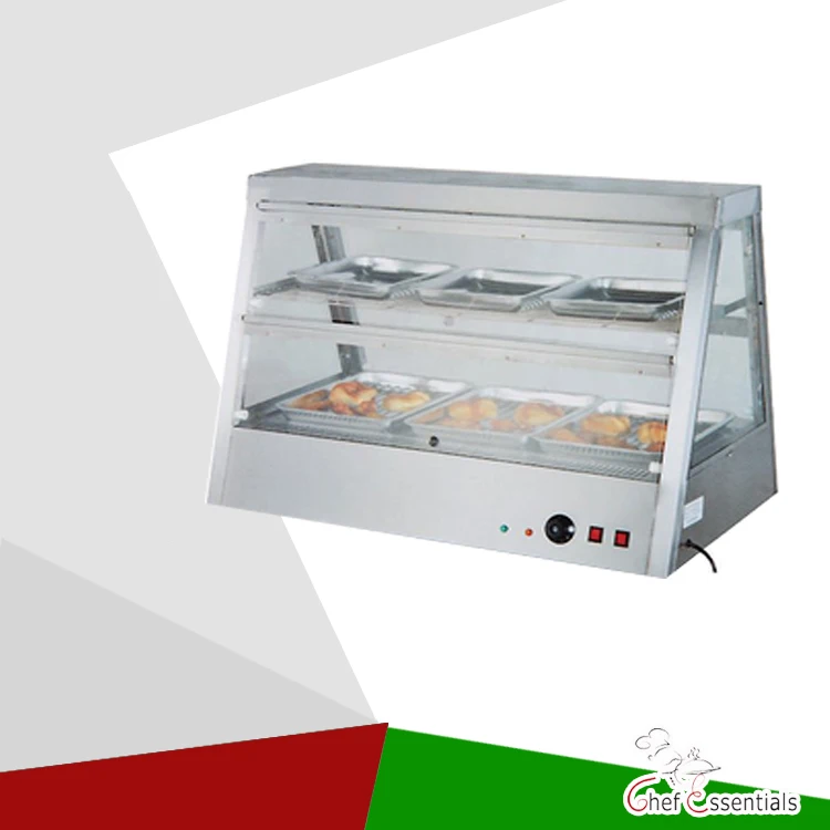 PKJG-DH2X4 Elettrico del Display Vetrina di fast food doppi strati Supermercato utilizzato più caldo