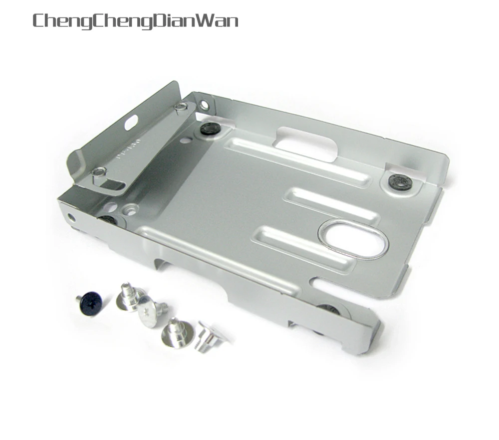 2sets/lot High Quality for PS3 Super Slim Hard Disk Drive HDD Mounting Bracket Caddy + Screws CECH-400x Series