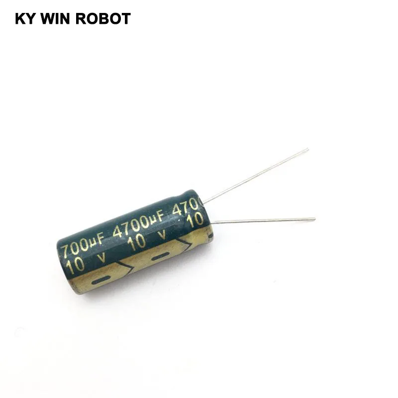 10 stücke aluminium-elektrolytkondensator 4700 uF 10 V 10*25mm frekuensi tinggi Radial Elektrolytischen kapasitor