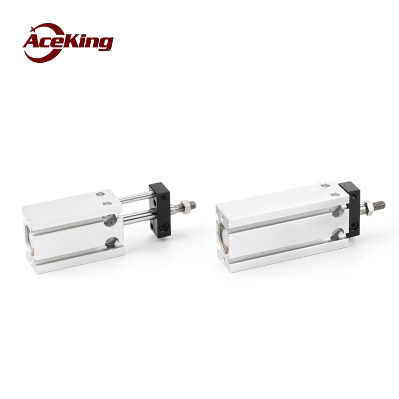 CDUK10-by 15/30/45/60/75% / 20/25/30/35/40 / AceKing rod rotating cylinder cuk free installation Small cylinder with guide rod