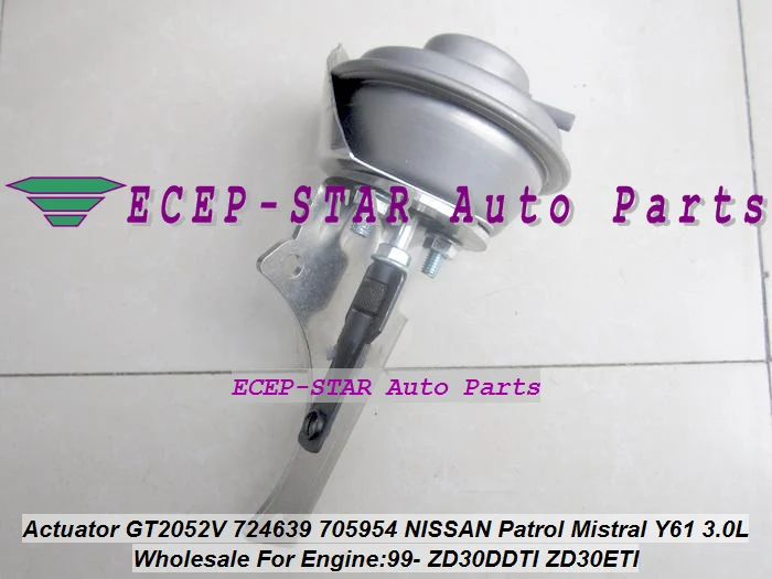 ww Turbo Wastegate Actuator GT2052V 724639-5006S 724639 705954 Turbocharger For NISSAN Patrol Mistral Y61 ZD30DDTI ZD30ETI 3.0L