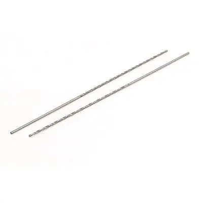 1.1mm di Diametro 100mm di Lunghezza HSS Codolo cilindrico Torsione Punta del trapano Utensile di Foratura 10 pz