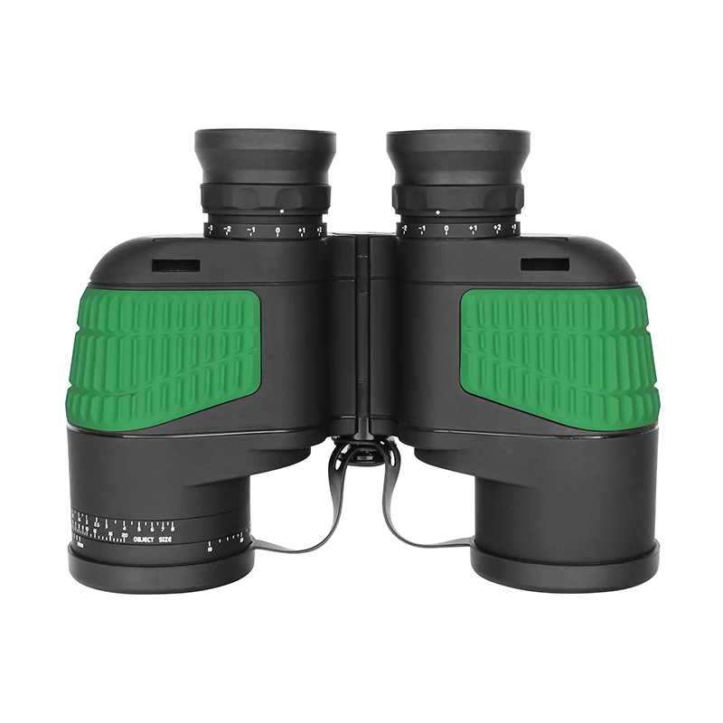 7x50 Binocular Telescope Waterproof Nitrogen Floating Power Military Internal  Compass Green Telescope For Navigation Boating