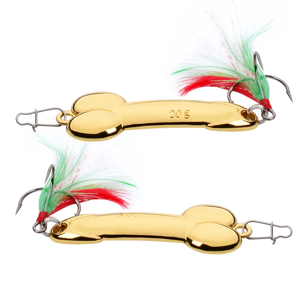 Proleurre Fishing Lures Hand Spinner Shone Sequin Spoon Baits Wobblers Crankbait For Fly Fishing Tackle With Feather Hooks Pesca