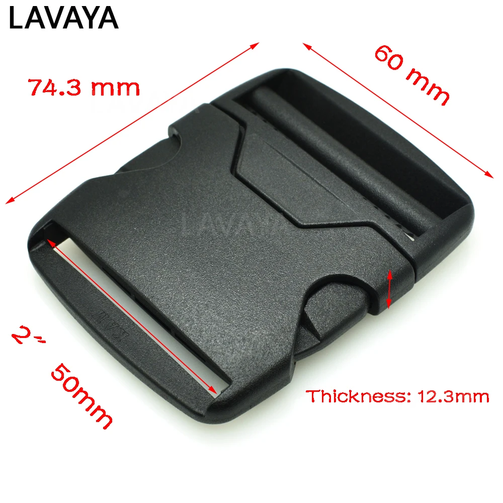 1pcs 20mm 25mm 32mm 38mm 50mm Webbing Plastic Side Release Bump Buckle for Backpack Straps Luggage