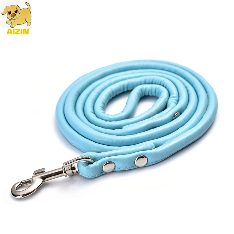 Dog Leashes PU Leather Soft Strong Small Size For Puppy Dog Cat Outdoor Walking Collar Leads Pet Products Supplier Dropshipping