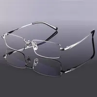 Hotony-Gafas de aleación de titanio para hombre, lentes ópticas graduadas, montura de borde completo, montura de visión