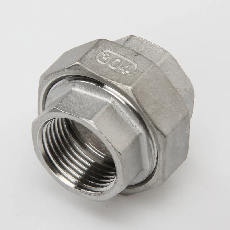 

Female Straight Union Coulping Pipe Fittings Stainless Steel SS304 3/4" BSPP