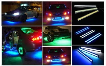 FUGSAME Ultrabright 14cm Daytime Running light 100% Waterproof COB LED Car Light Source DRL Driving fog lamp