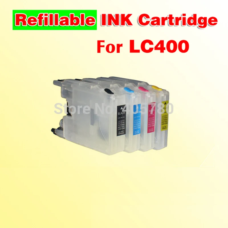 LC400 refillable ink cartridge compatible for Brother LC1220 LC1240 LC1280 LC400