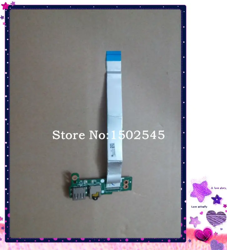 แล็ปท็อปเดิม USB บอร์ดเสียงบอร์ดเสียงสําหรับ HP Pavilion 14 14-B 14-B000 Series DA0U33TB6D0