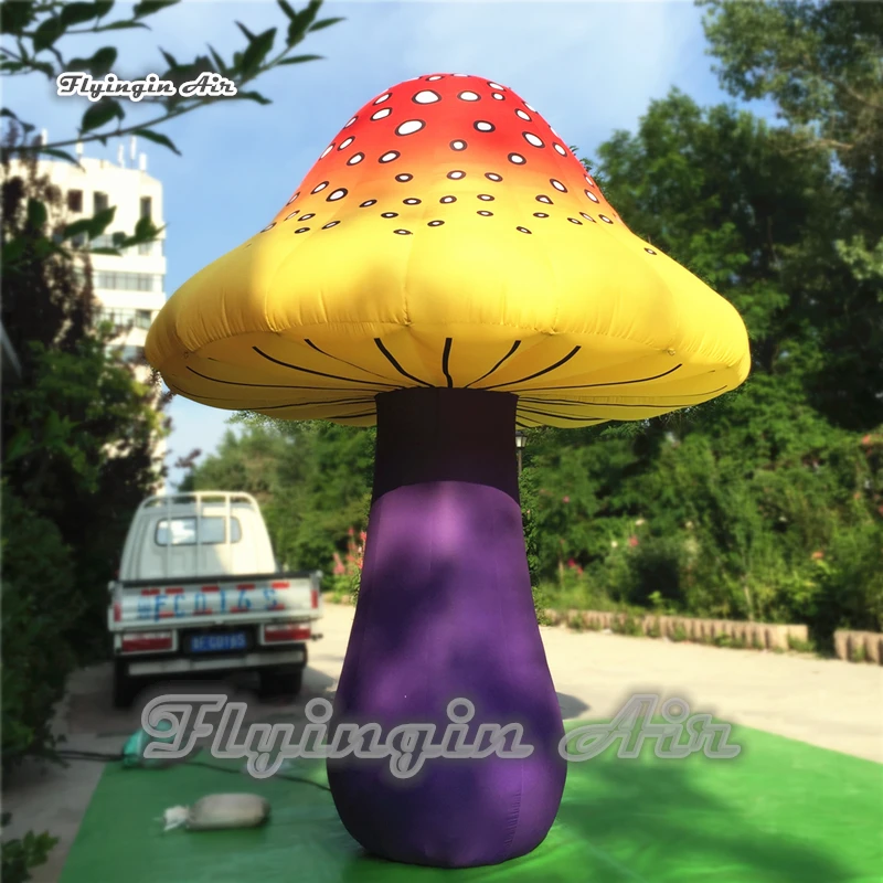 

Customized Stage Props Inflatable Plants Balloon Large Blow Up Mushroom For Opera And Concert Decoration