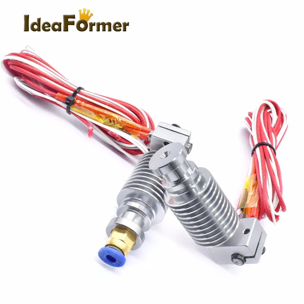 3D Printer V5 J-head Hotend for 1.75mm or 3mm Bowden/Wade Extruder Long or Short Distance 0.2/0.3/0.4/0.5mm Nozzle Size for E3D