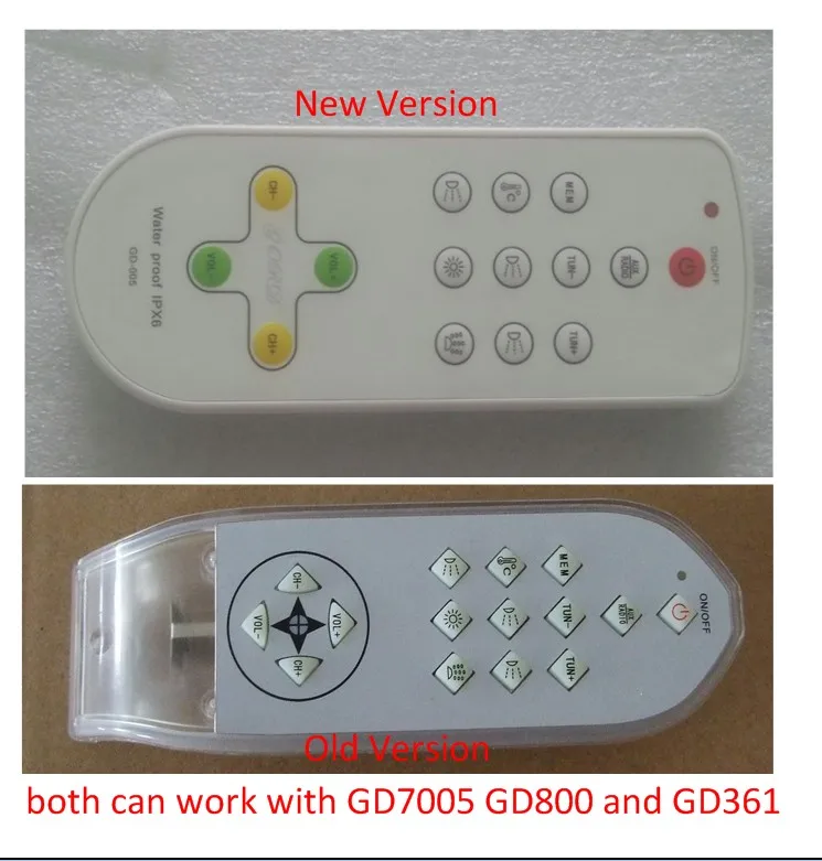 

GD-7005 Remote controller Keypad panel for Bathtub Controller GD-7005 / GD7005 / GD 7005 GD-800 GD800