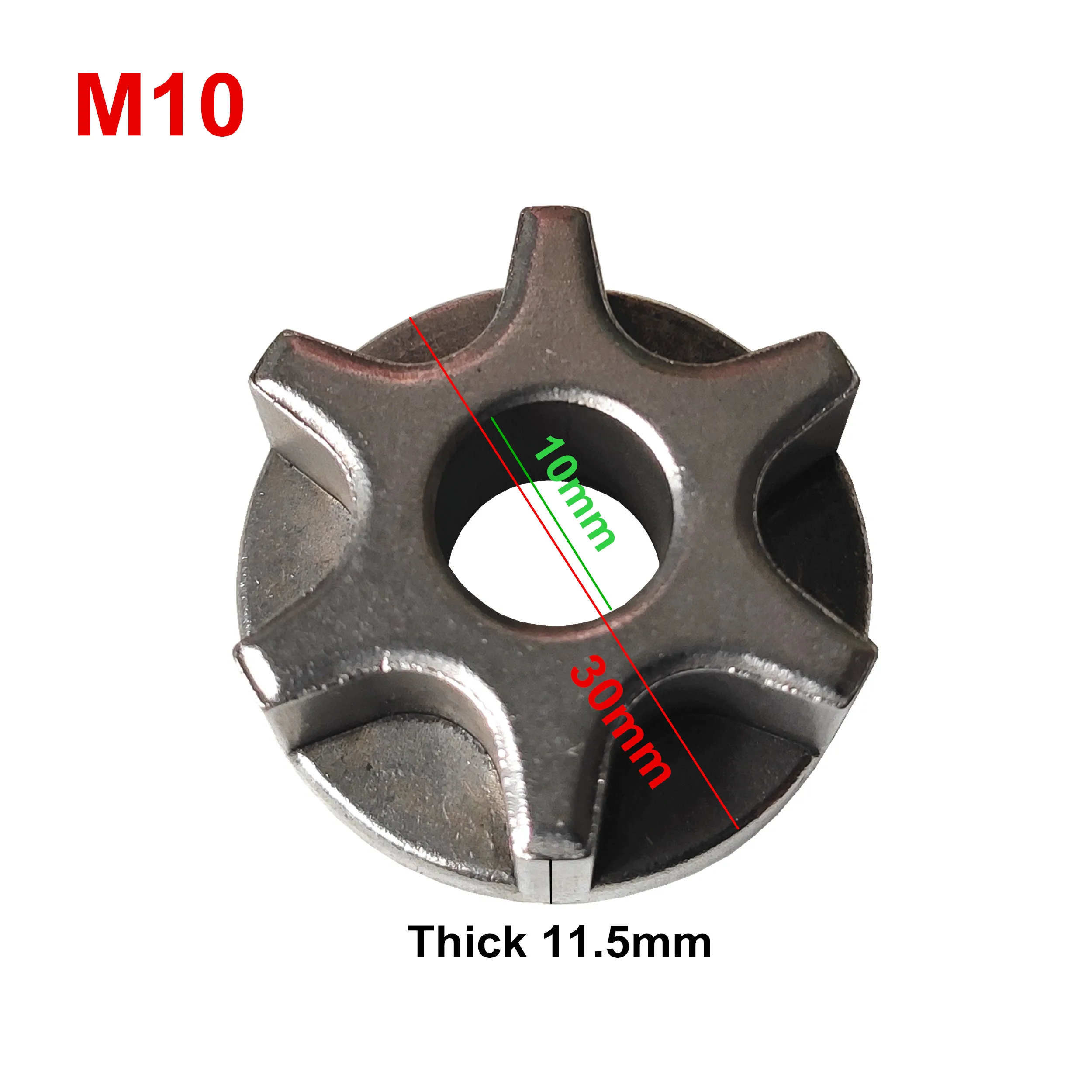 M10/M14/M16 Chainsaw Gear 100 115 125 150 180 Angle Grinder Replacement Gear Chainsaw Bracket Asterisk Power Tool Accessories