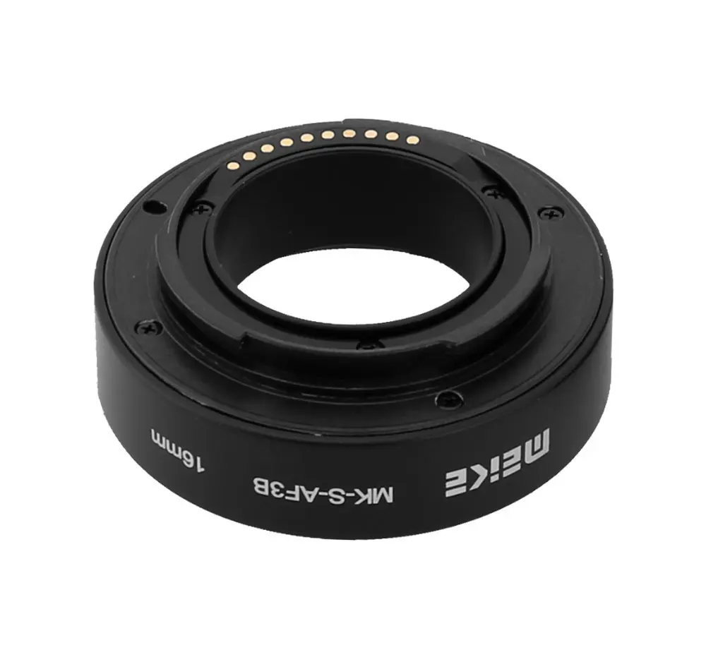 Meike MK-S-AF3B AF Extension Tube  Lens for Sony NEX Micro DSLR (10mm, 16mm) E-Mount NEX-3 NEX-5 NEX-VG10 Camera