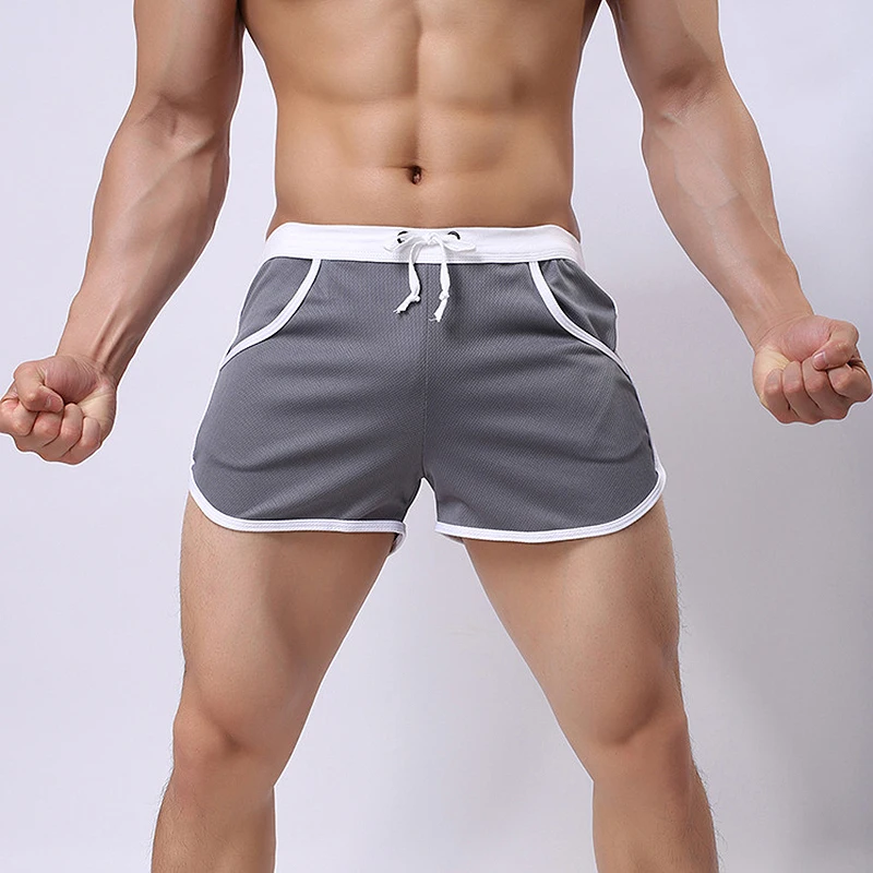 2019 di estate del Mens di Marca Jogger Sporting Shorts Dimagramento Degli Uomini Nero Bodybuilding Pantaloni di Scarsità Palestre Shorts per allenamento di Fitness Maschile