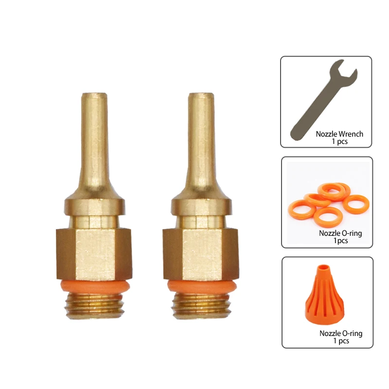 

2,0x40 мм 3.0x40mm Медь горячего расплава клея пушка насадка с длинным носиком для клеевого пистолета сменных деталей 2 мм Диаметр сопла