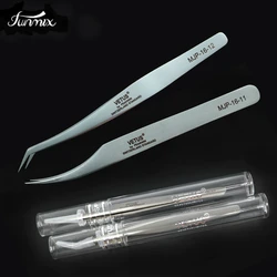 Vetus Ultra Rigidity Curved Tweezers Of Dolphin Design Fine Point Anti-Static Stainless Steel Tweezers