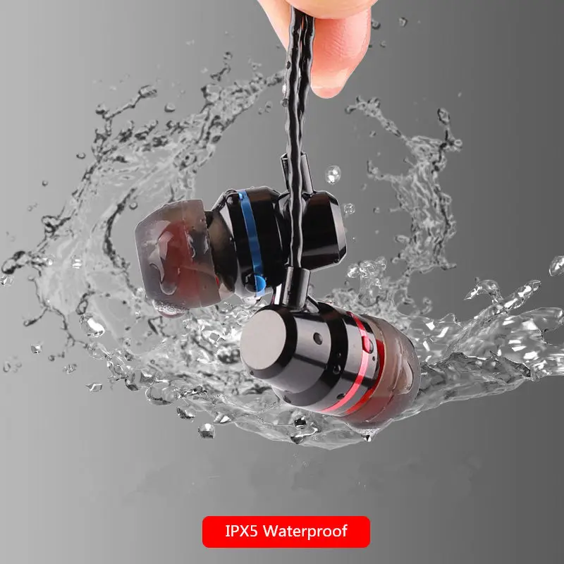 سماعات أذن من النوع C، سماعات أذن رياضية للجري داخل الأذن، سدادة أذن مقاومة للعرق مع ميكروفون للهاتف المحمول Xiaomi Note3