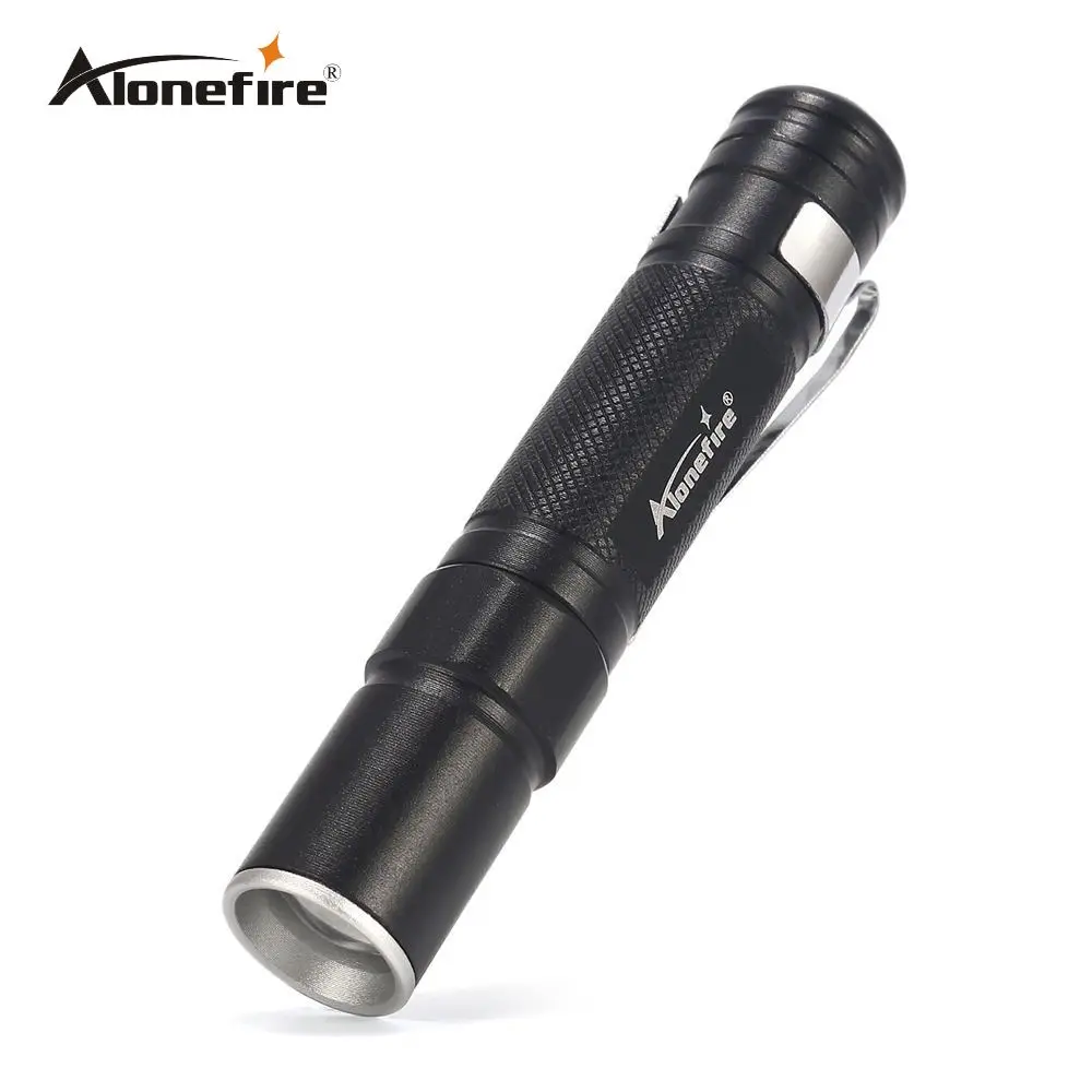 AloneFire MN23 Aluminium legierung Tragbare Mini Penlite Q5 LED Taschenlampe Tasche Licht Wasserdichte Mini Taschenlampe Lampe AAA
