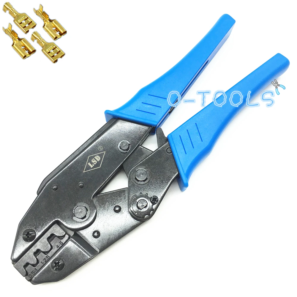 

LS-03B manual crimping tools for non-insulated open plug-type connector 0.5-6mm2 17-12AWG crimper pliers