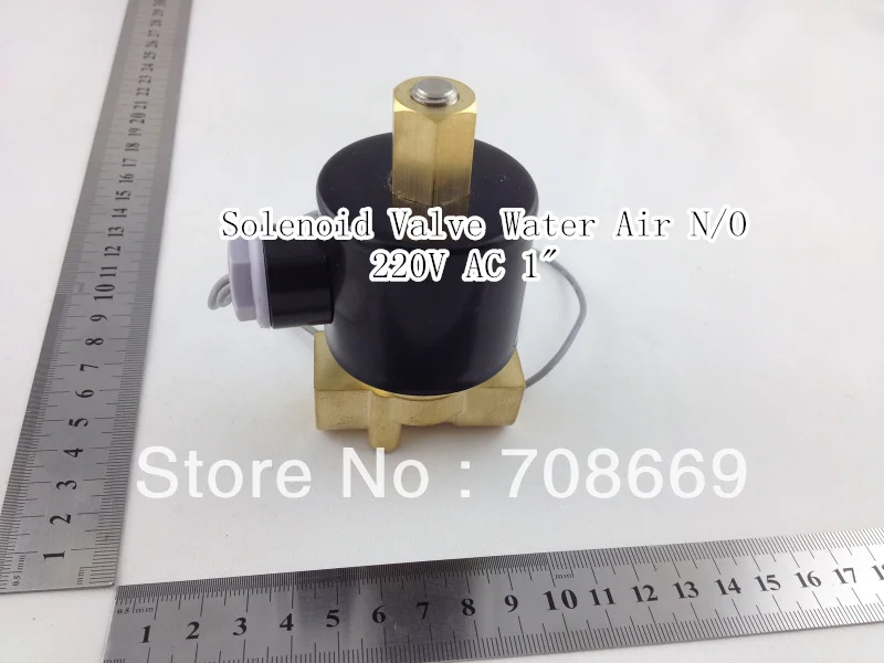 

Electric Solenoid Valve Water Air N/O 220V AC 1" Normally Open Type 2W250-25K