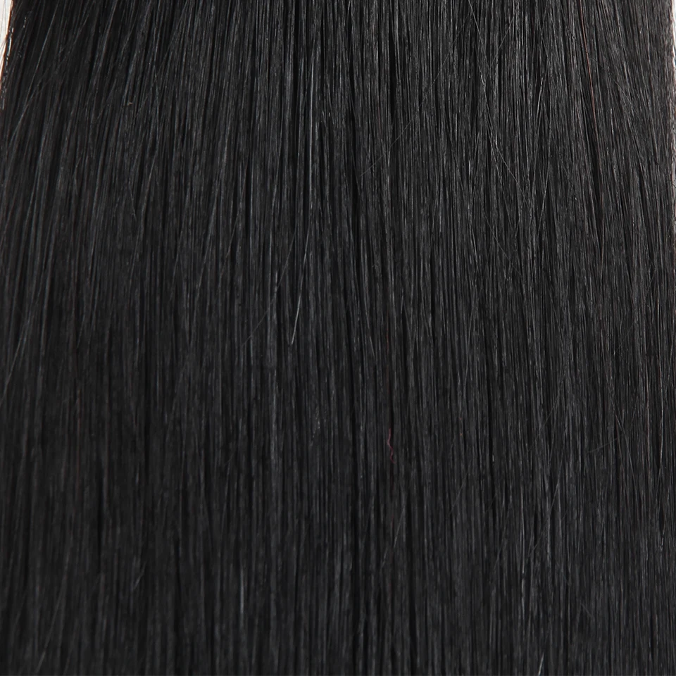 Rebecca Rambut Ditarik Ganda 113G Brasil Yaki Lurus Rambut Manusia Bundel Jalinan Ombre Merah Coklat Hitam Warna 1 Buah Rambut Remy