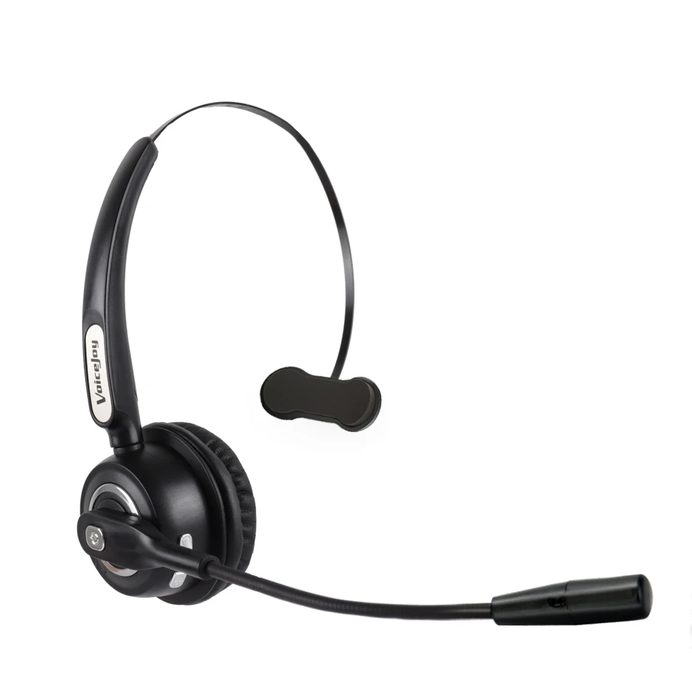 Truck Driver Headset/Bluetooth Phone Headset with Microphone, Office Bluetooth Headset with Noise Canceling Bluetooth Headphones