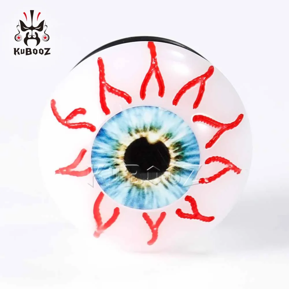 KUBOOZ Ear Gauges Earrings Evil Eyes Plugs Tunnels Stretcher Saddle Flesh Tunnels Expander Fashion Body Piercing Jewelry Gift