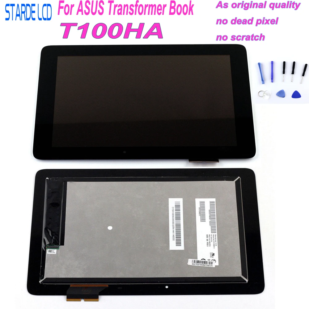 

For Asus Transformer Book T100HA T100H LCD Display Touch Screen Digitizer Assembly with Frame FP-ST101SI010AKF-01X