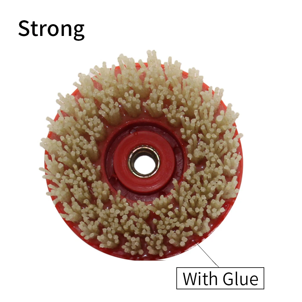 High Quality Brush Cleaning Stone Granite Marble Grit 24-500 110 mm 4 Inch Diamond Round Brushes for Making Leather