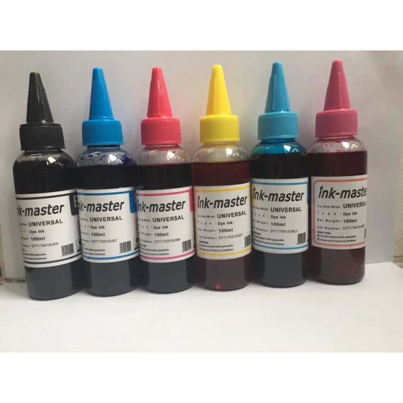Vilaxh-tinta de tinte T0801 para impresora Epson Stylus Photo, 600ml, P50, R265, R285, R360, RX560, RX585, PX650, RX685, PX700W, PX710W, PX800FW