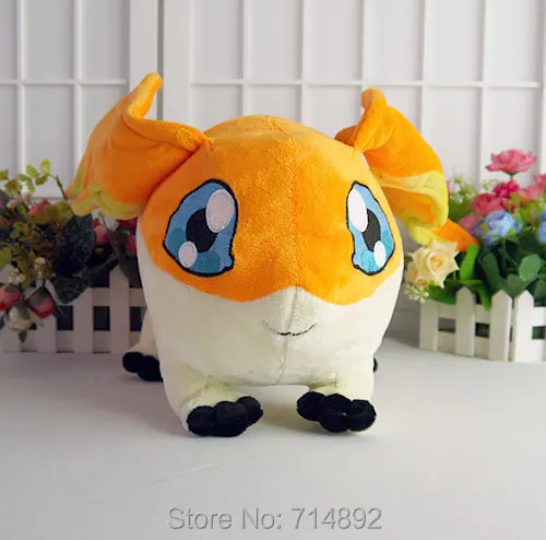 Patamon Plush Toy Anime Digimon Adventure Takaishi Takeru Patamon Figure Doll 35cm Cosplay for Gift