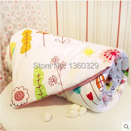 

120x150cm 100% Natural Silk Comforter Cartoon Winter Quilts edredon ar condicionado colcha infantil colcha de cama casal edredom