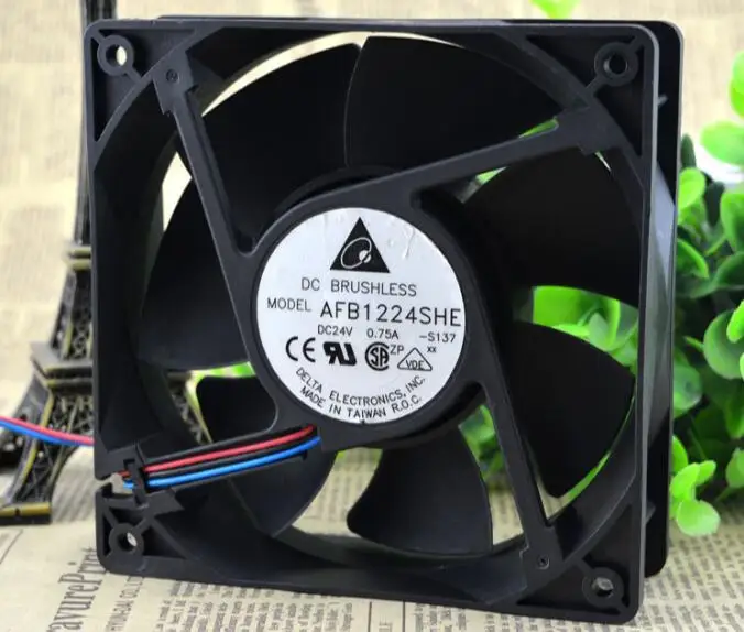 Großhandel: AFB1224SHE 12038 24V 0,75 A 12CM 3 draht inverter fan