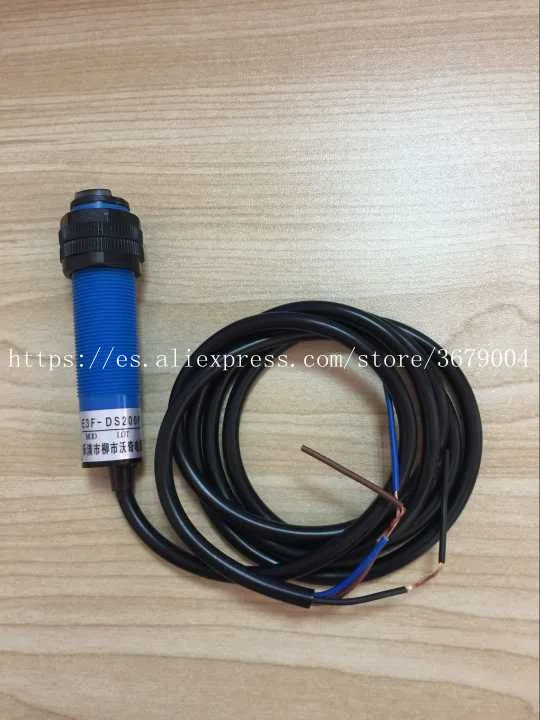 

free shipping Remote photoelectric switch E3F-DS200P1 Diffuse infrared sensor 2 meters adjustable PNP