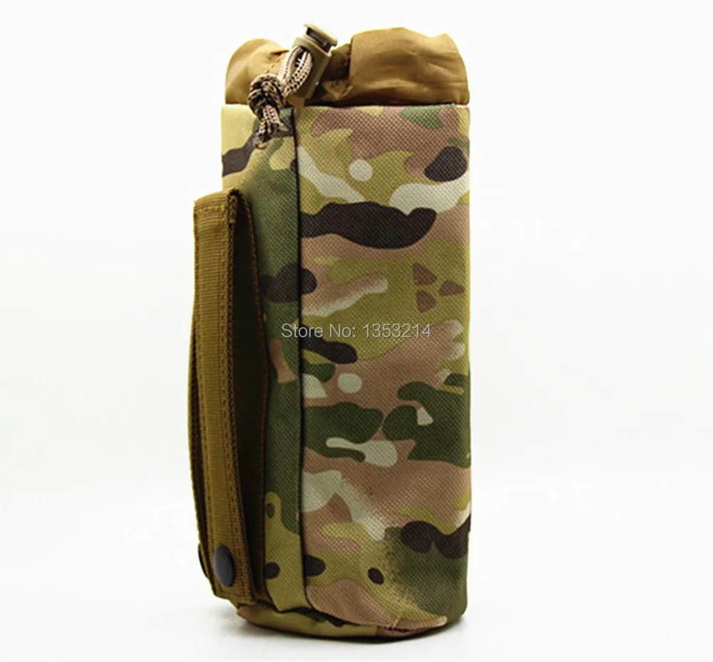 NEW 2021 / Nylon /Outdoor water bottle bag /Insulation kettle package / Army Camouflage bottle bag