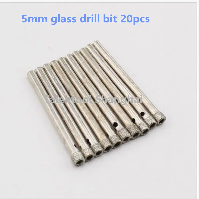 Tanlentool glass ceramic drill bit electroplated drill bit dremel use 5mm 20pcs