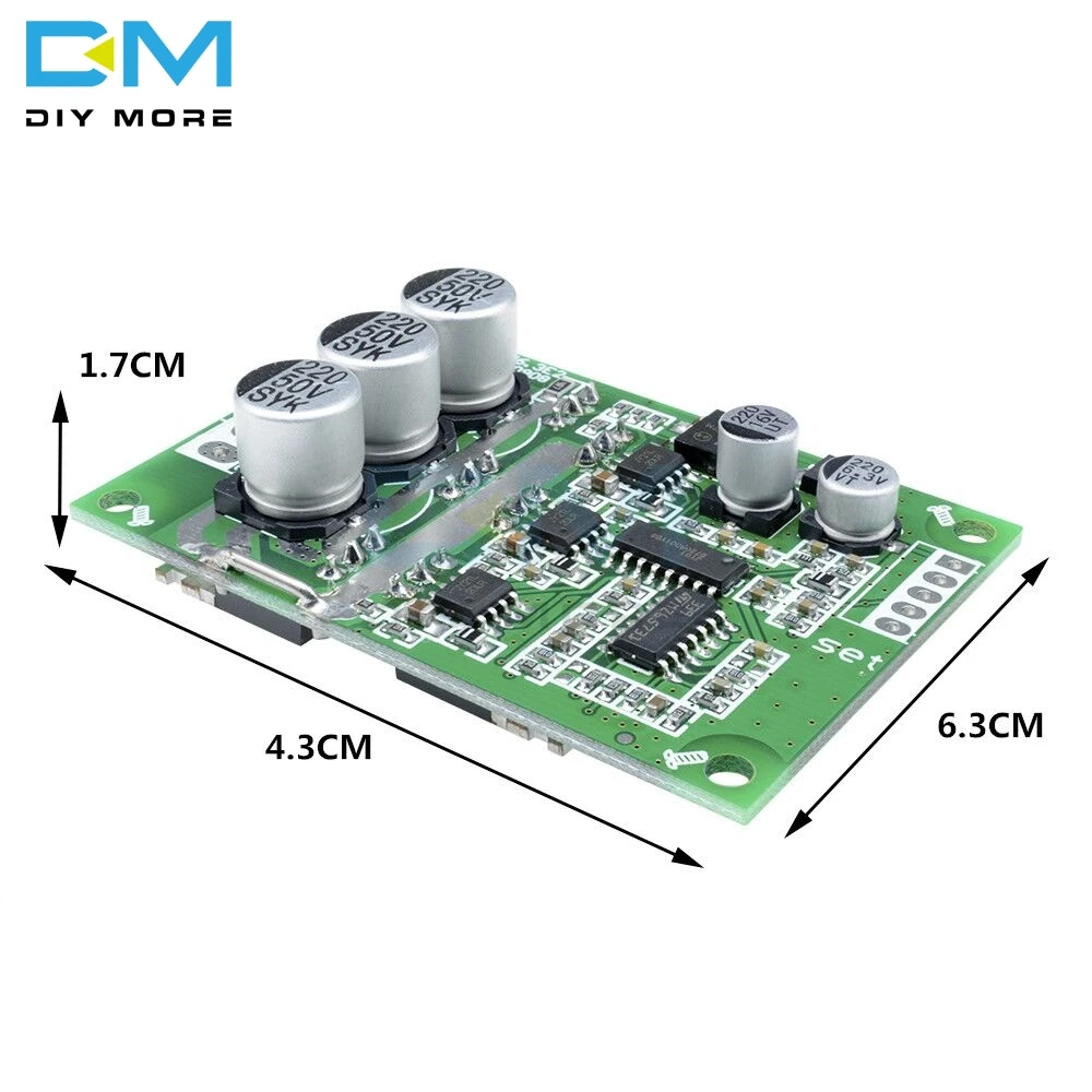 DC 12V-36V 500W PWM Controller motore Brushless Motor Control Hall Motor Balancing Automotive Balanced BLDC Car Driver Control
