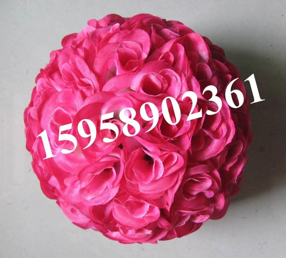 SPR 40cm plastic inner BABY-PINK kissing ball beige holiday decoration,party decoration