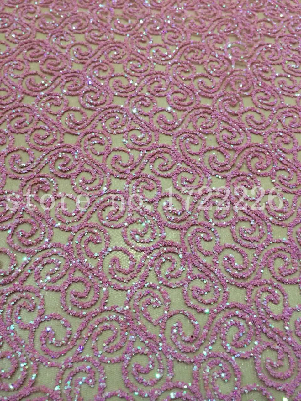 curve line fancy lace elegant shining lovely sequin lace flower hand print  for  sawing/wedding dress/veil,send by dhl